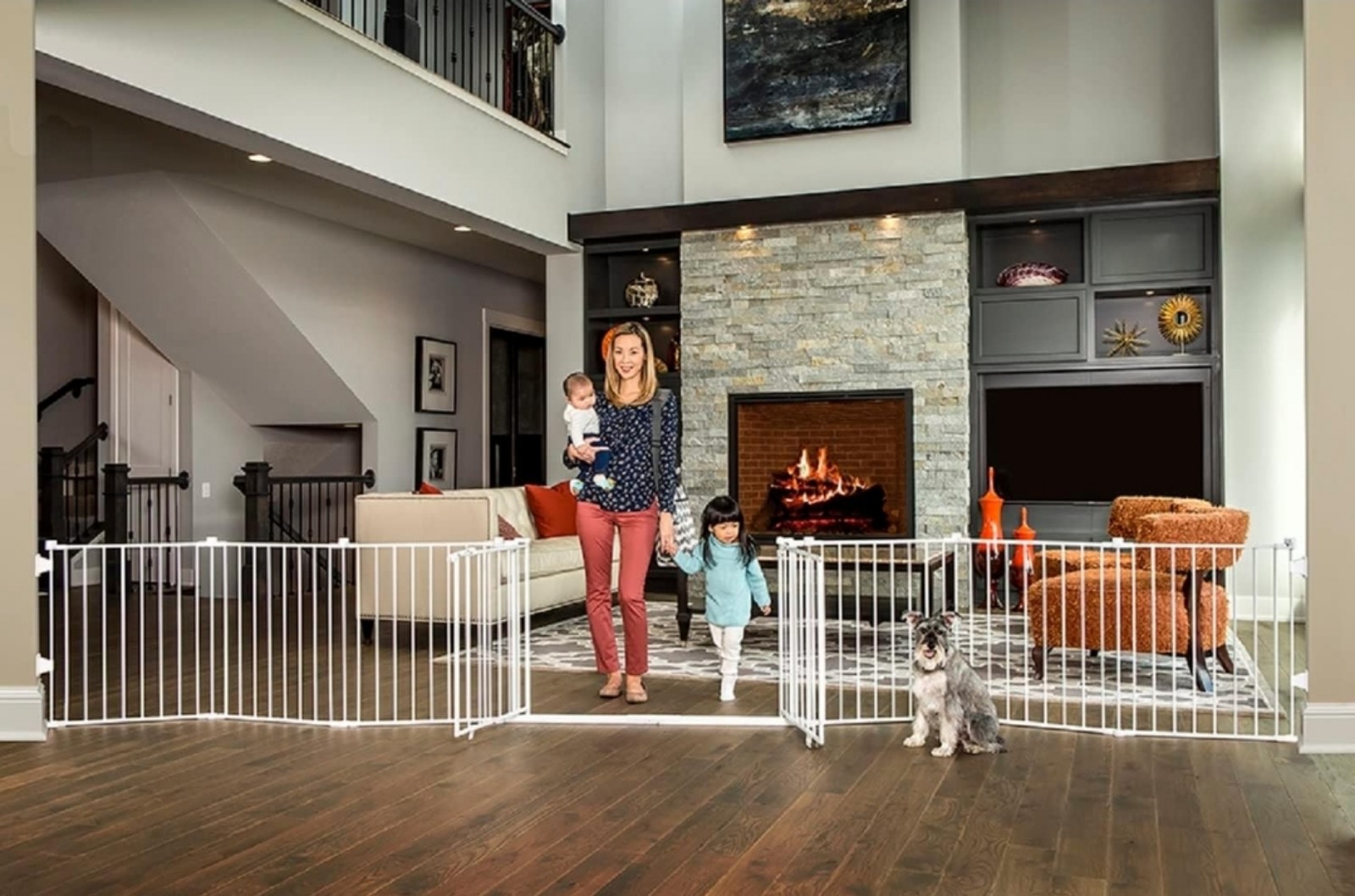 Regalo 192-Inch Double Door Super Wide Adjustable Baby Gate and Play Yard!