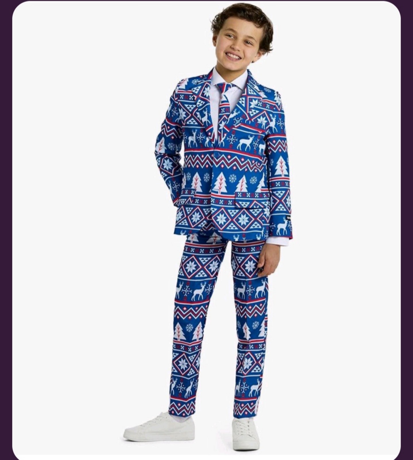 Christmas 3 piece suit set for kids size small