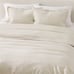 West elm tencel and Linen king / California king Duvet Cover & 2 euro Shams