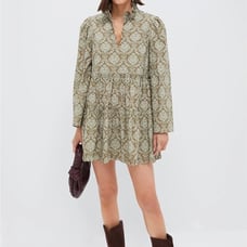 TUCKERNUCK Hyacinth House Moss Printed Russell Mini Dress by Hyacinth House XS