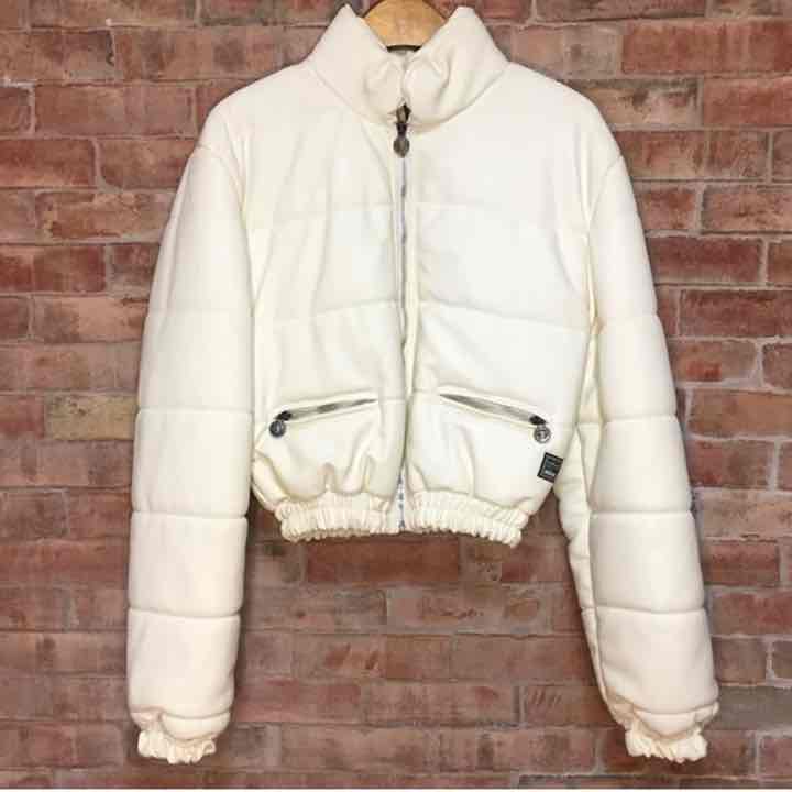 VERSACE White Bomber Jacket