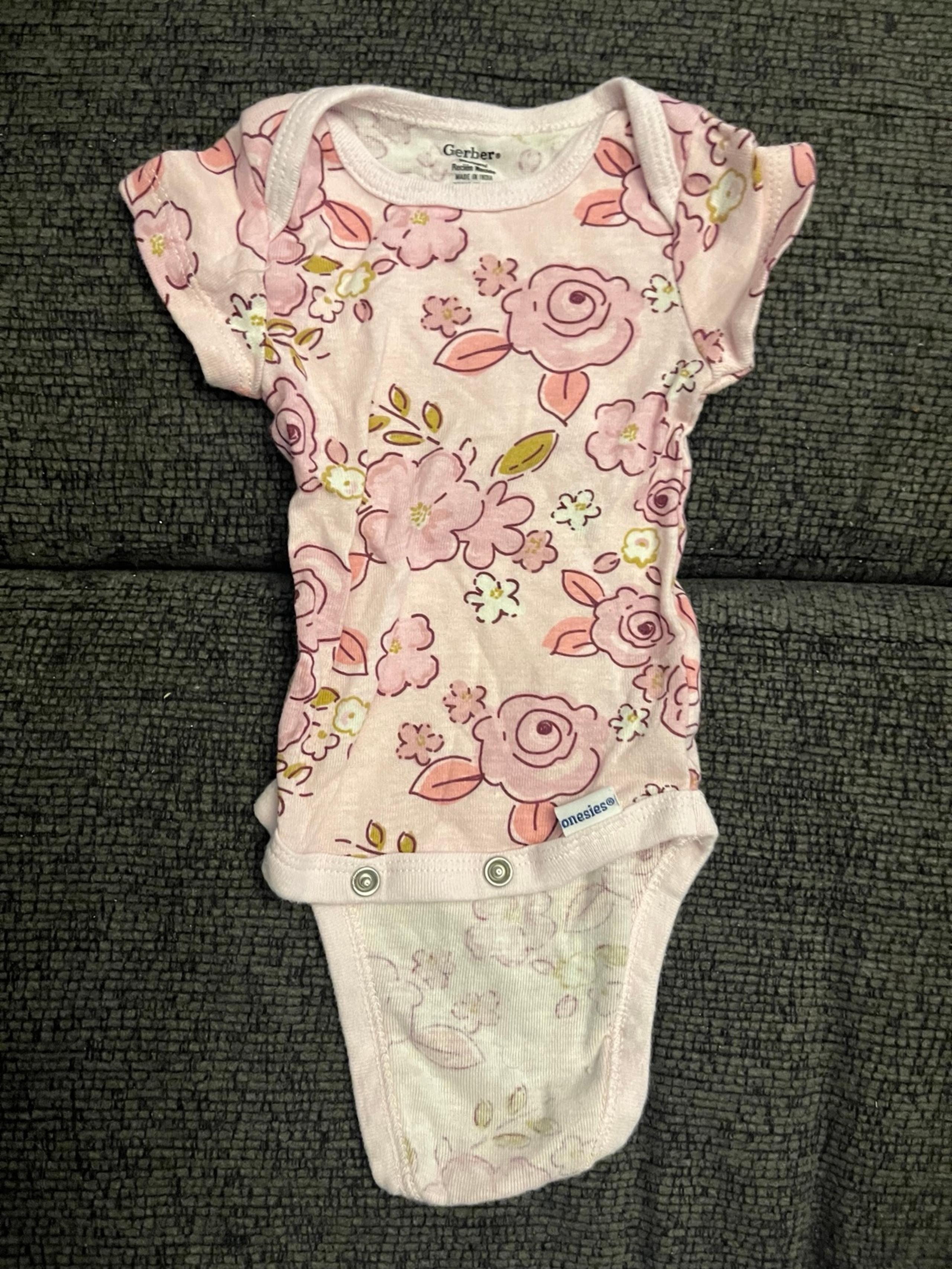 Newborn Baby girl onesie