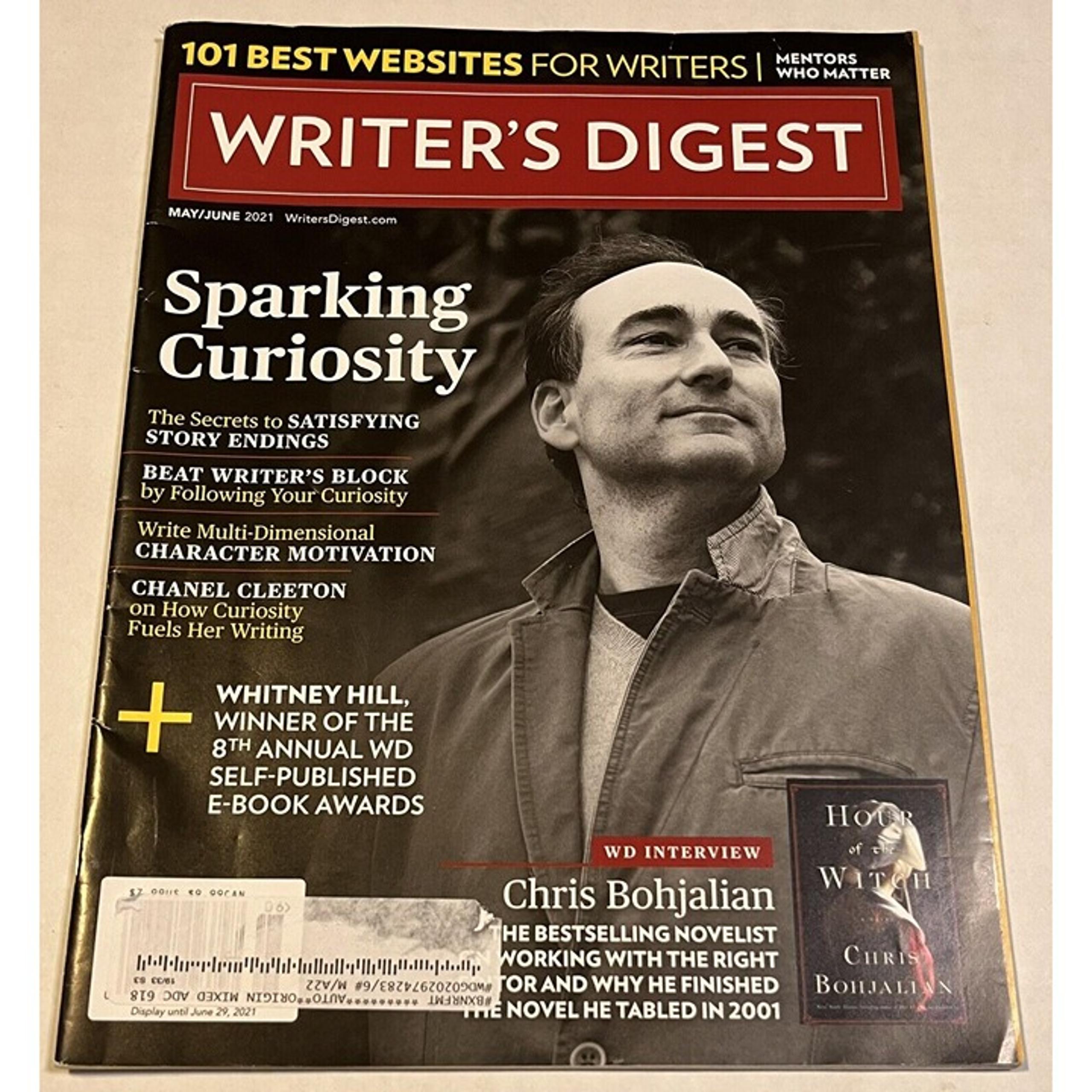 Writer's Digest ~ May June 2021 Magazine ~ Sparking Curiosity