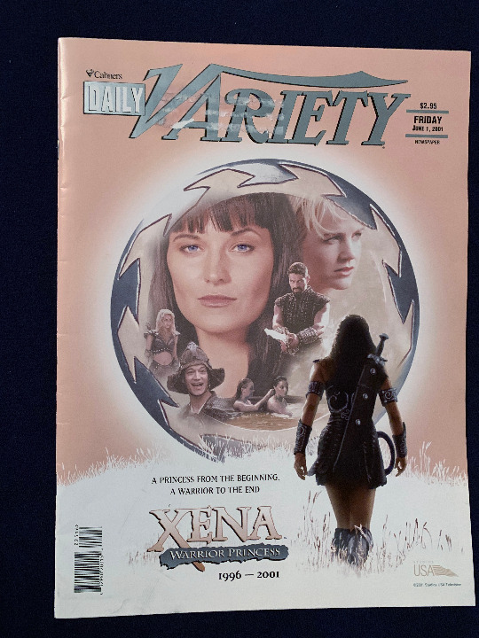 XENA -VARIETY MAGAZINE NEWSPAPER-JUNE 01