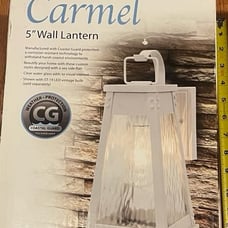 Nib - Lutec coastal collection Carmel 5 inch wall lantern