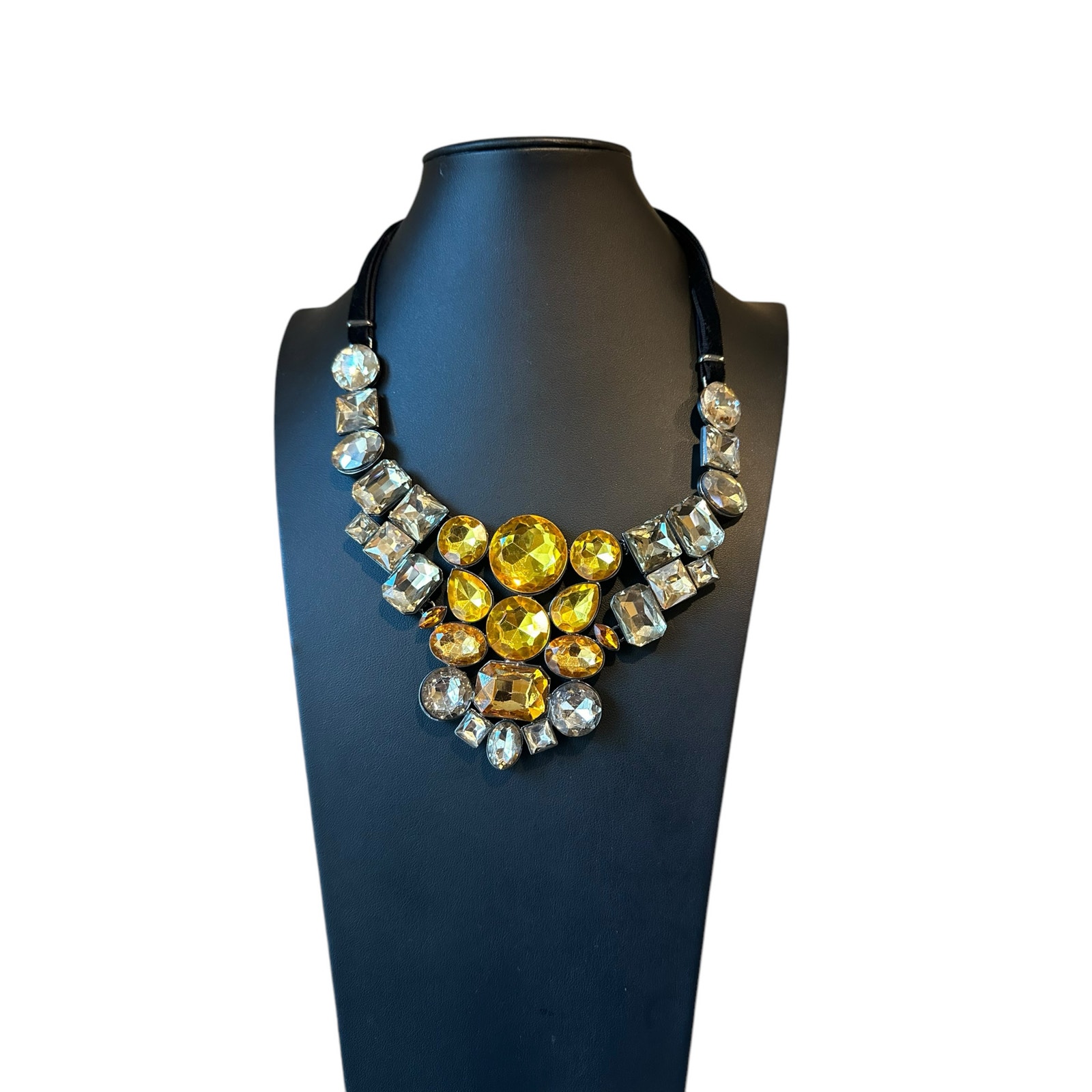 Joan Rivers Vintage Mega Rhinestone Statement Necklace