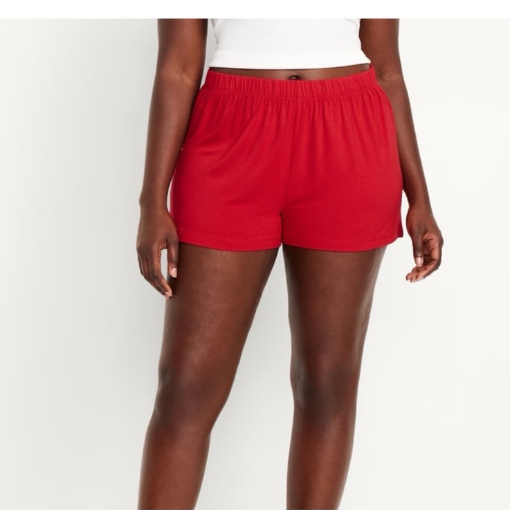 NWT OLD NAVY Knit Jersey Pajama Short ROBBIE RED SIZE Xtra SMALL Product Details