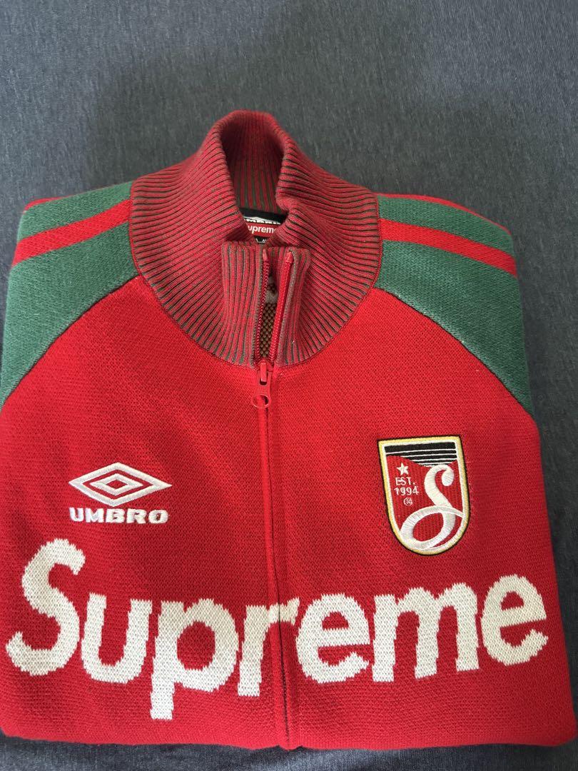 Supreme x Umbro Zip Up Sweater Red