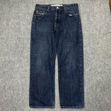 Diesel Jeans Mens Size 36 |34 X 30| Blue Denim Button Fly Straight made in Italy
