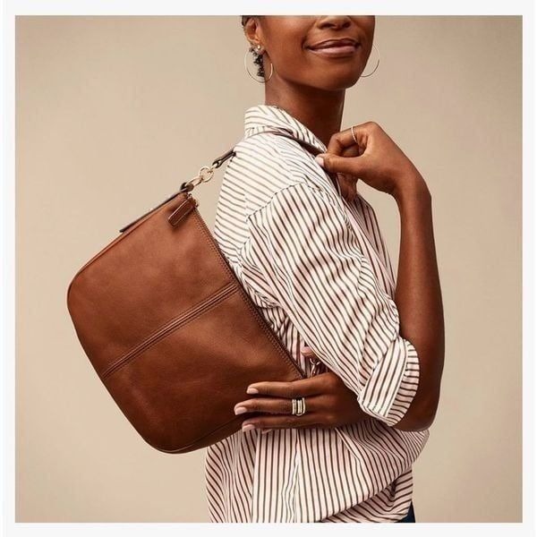 Fossil Jolie Leather Crossbody Bag in Brown