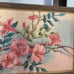 Hummingbird Pink Hibiscus Needlepoint
