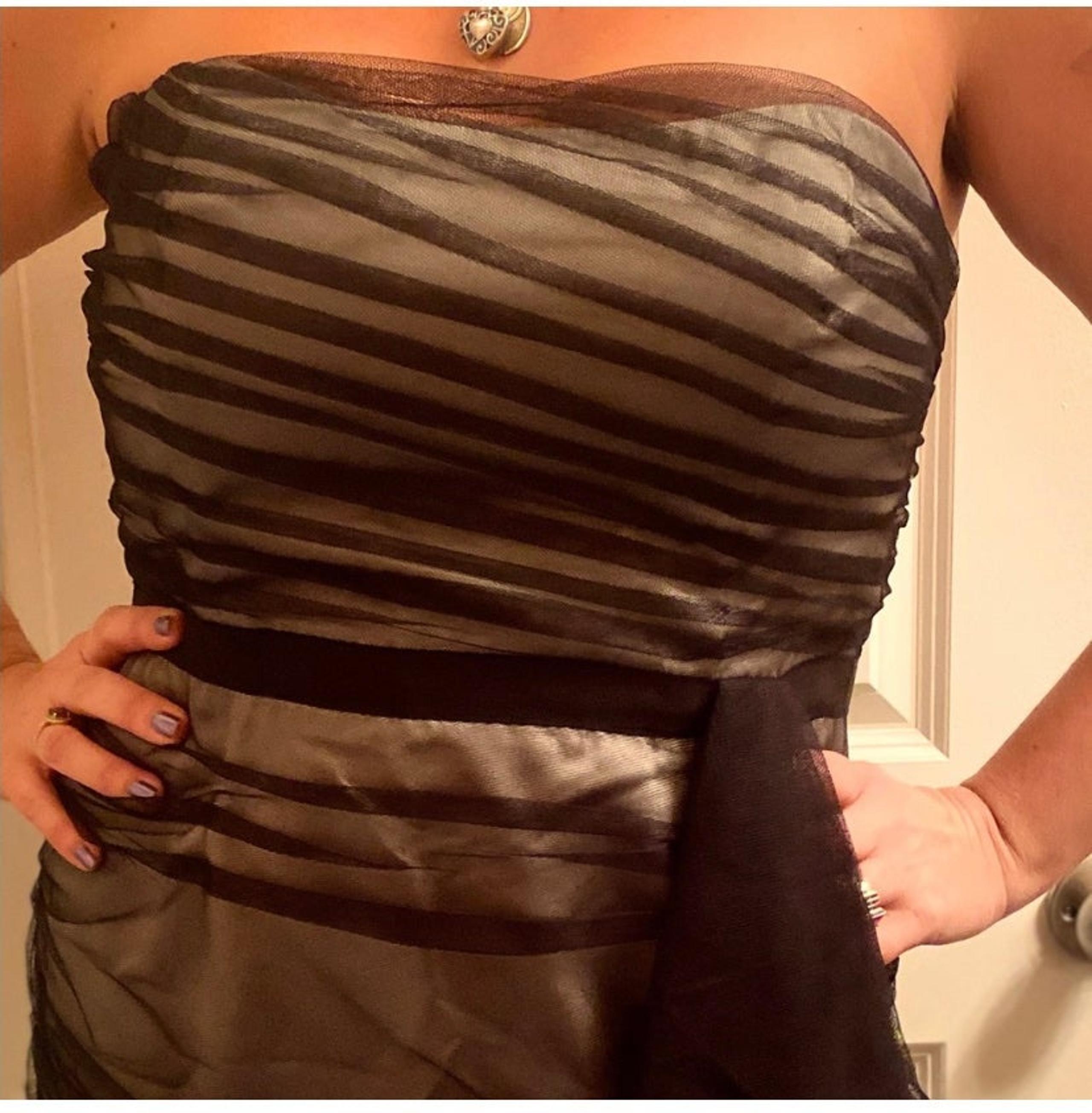 NEW David's Bridal Convertible Strapless Dress