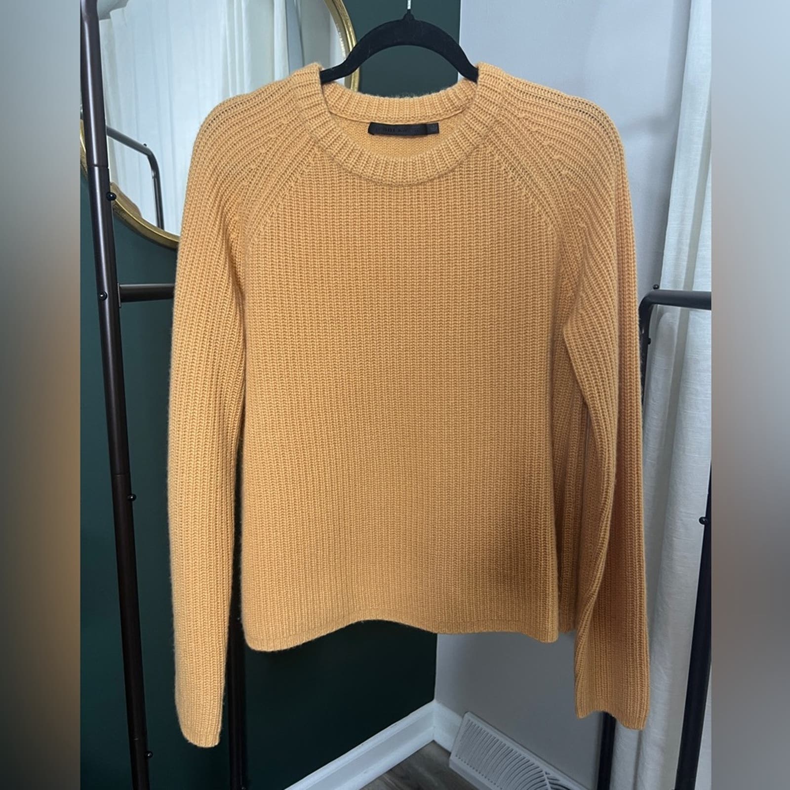 Jenni Kayne Cashmere Fisherman Sweater size L large