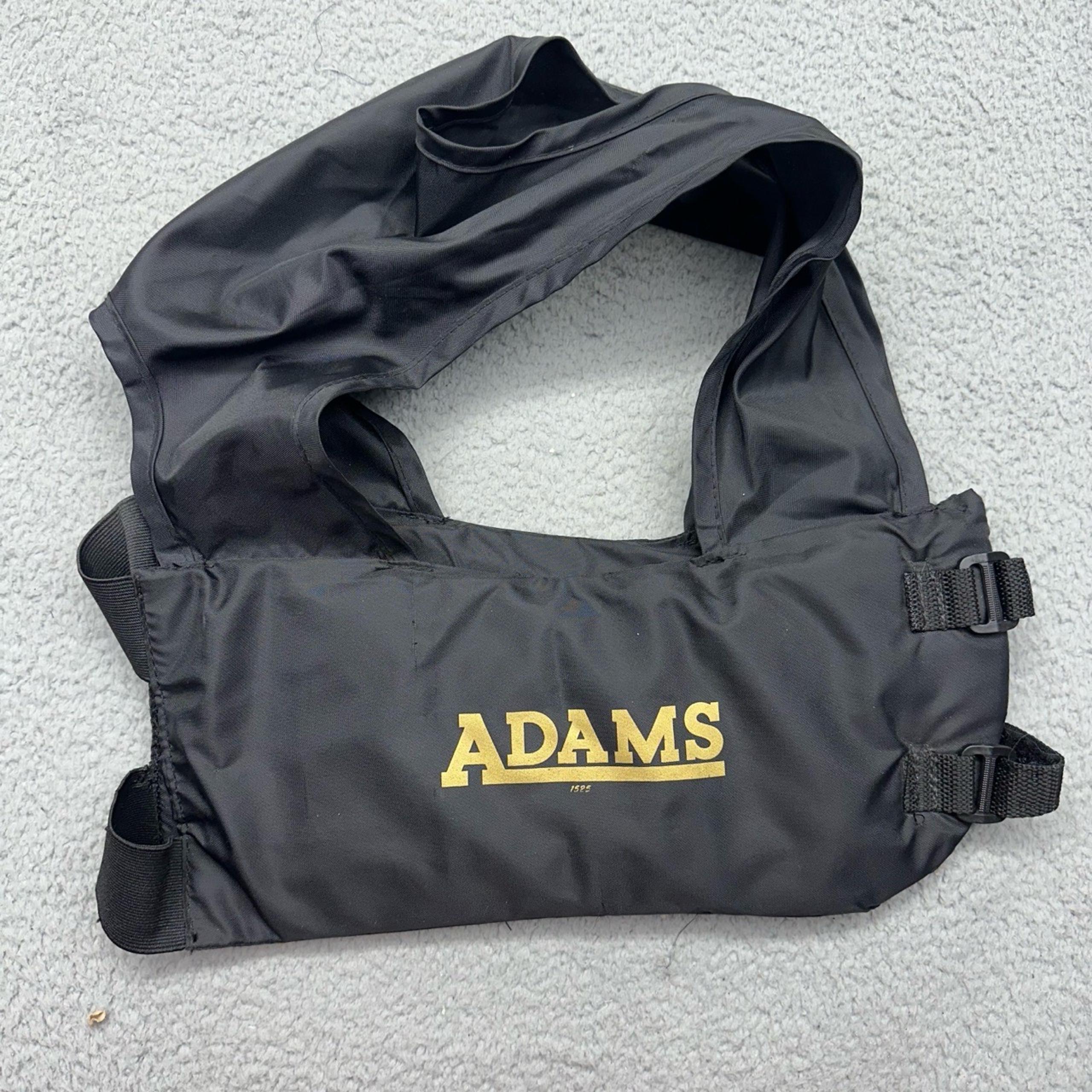 Adams 1525 Football Blocking Vest Rib Protector Black Adult Medium Flac Jacket