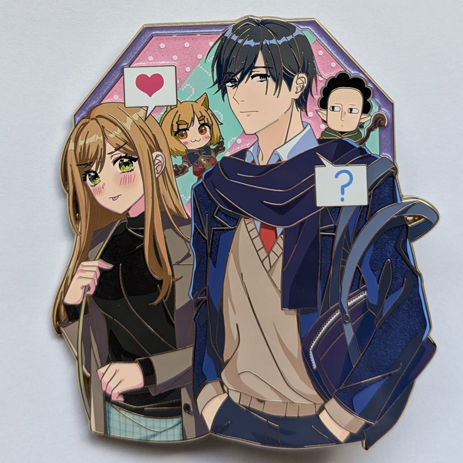My Love Story with Yamada-kun at Lv999 Enamel Pin - Akane & Yamada