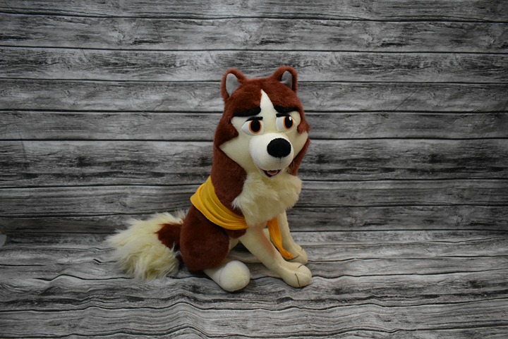 Balto Plush Jenna Husky Dog Sitting Down Universal Studios Vintage Stuffed 1995