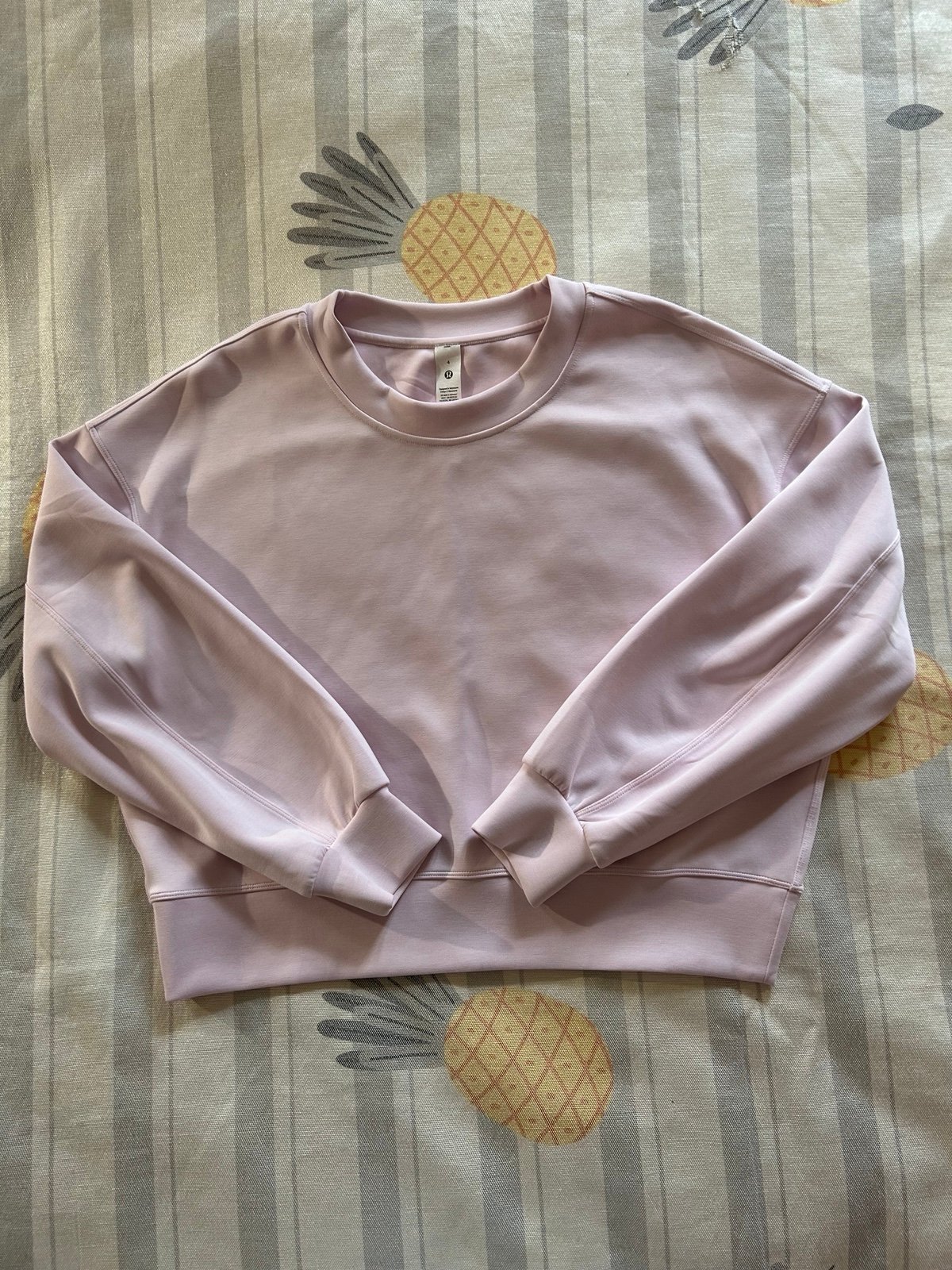 Lululemon Softstreme Perfectly Oversized Cropped Crew
