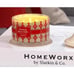 HomeWorx by Slatkin + Co. 18 oz Raspberry Linzer Cookie Candle with Recipe New
