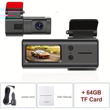Enhanced Safety: 1080P WiFi Car Dash Cam with 64GB Memory Card