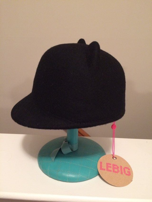 NWT Lebig 100% Wool Girls Hat Sz S/M