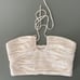 Zara Draped Halter Top, Color: Vanilla, Size: L, NWOT