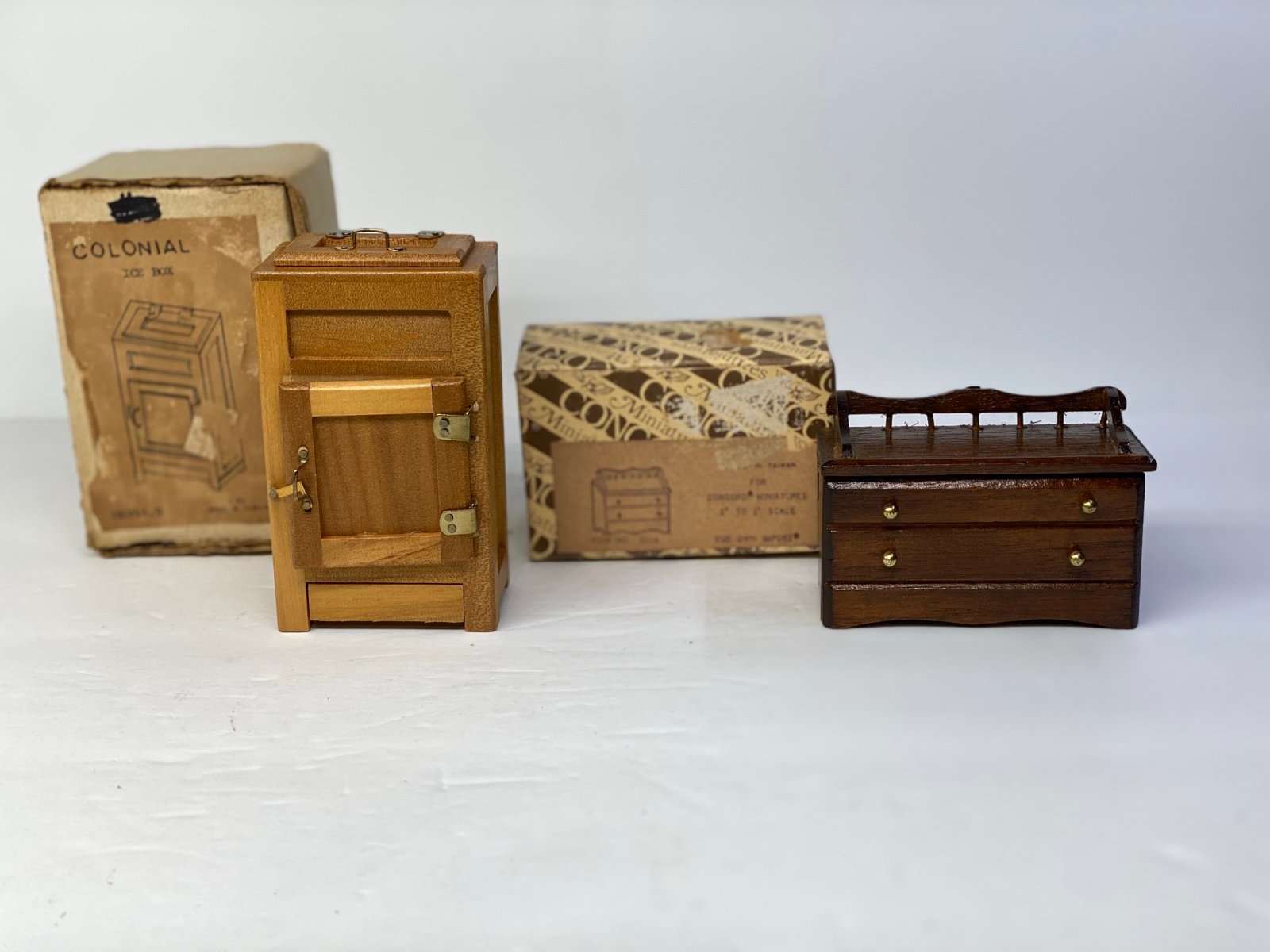 29. Each or both for 49. Antique/Vintage dollhouse furniture.