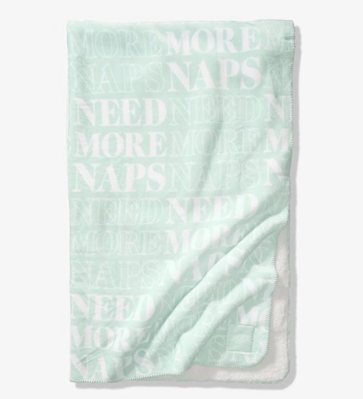 2- Victoria Secret Pink sherpa blanket