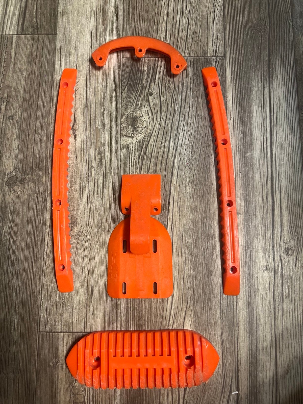 Vintage cockroach skateboard orange plastics