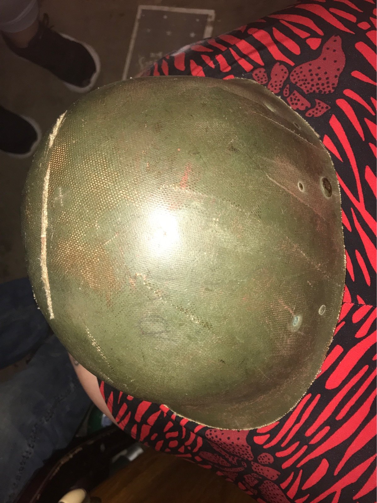 Vinyl World War Two helmet insert