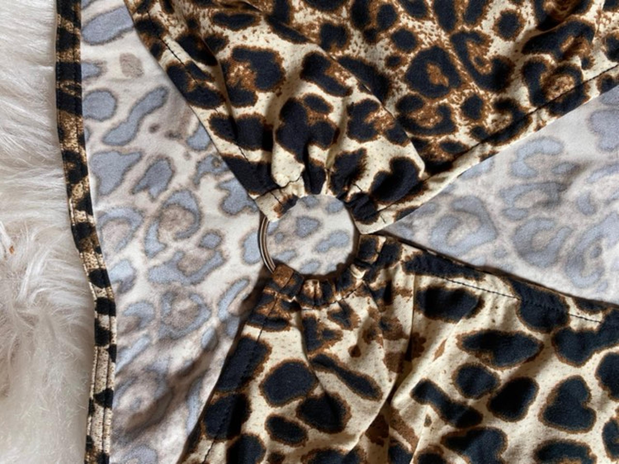 cheetah print crop top LF