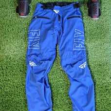 Fly Racing Youth Riding Blue Pants & Elbow Pads. Great Condition