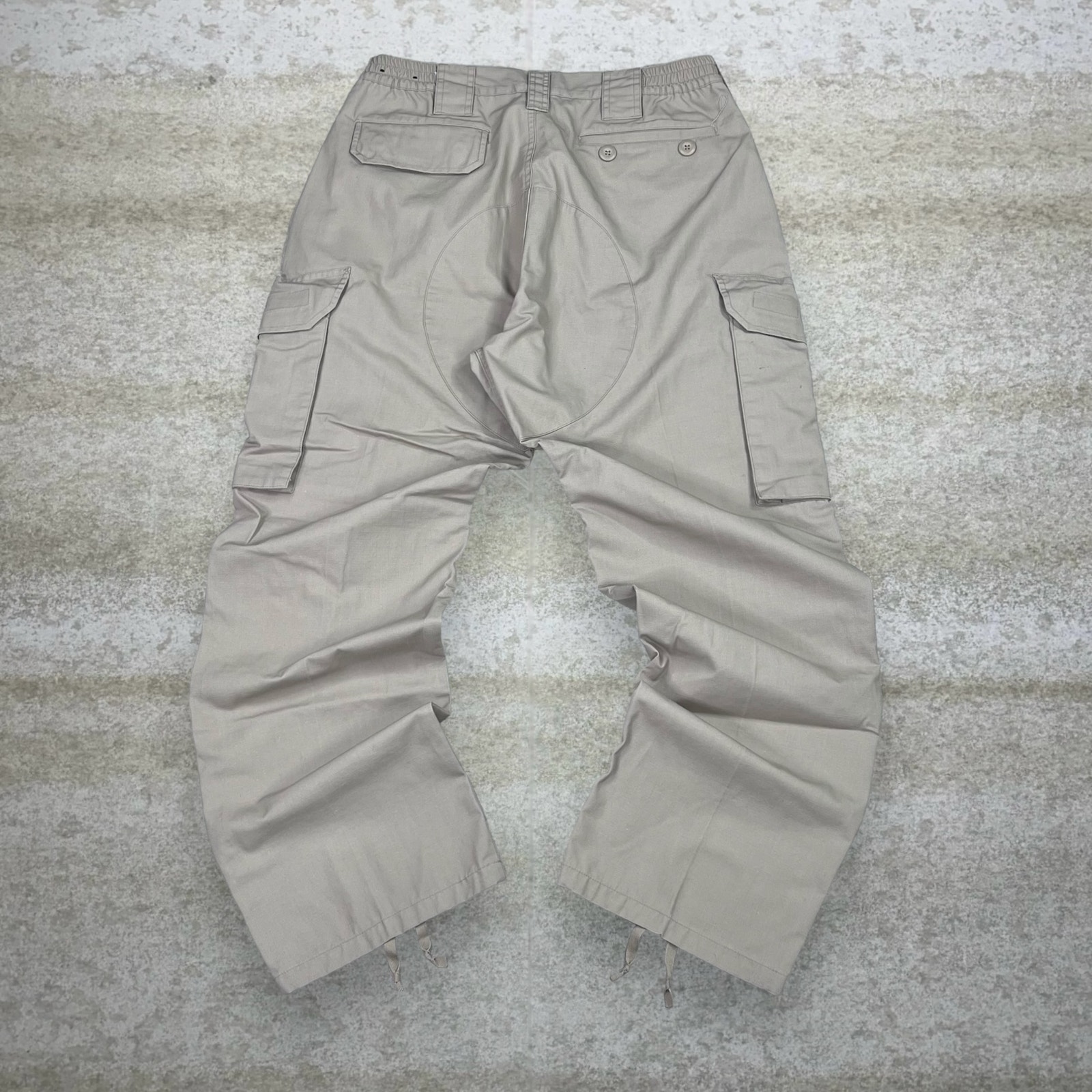 Vintage LAPG Double Knees Tactical Pants Light Tan Baggy Fit Cargos 90s