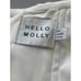 HELLO MOLLY MOON OVER HER SHOULDER DRESS WHITE