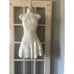 HELLO MOLLY MOON OVER HER SHOULDER DRESS WHITE