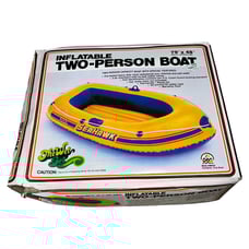 Vintage 1983 Intex Inflatable Two-Person 79 X 48 Seahawk Boat