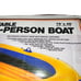 Vintage 1983 Intex Inflatable Two-Person 79 X 48 Seahawk Boat