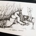 Religious Art Origional Drawing Signed Pen and Ink Scripture Verse (4)