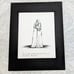 Religious Art Origional Drawing Signed Pen and Ink Scripture Verse (4)