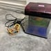 PONDON Betta Fish Tank 2 Gal Acrylic Aquarium With Extras Working Tested