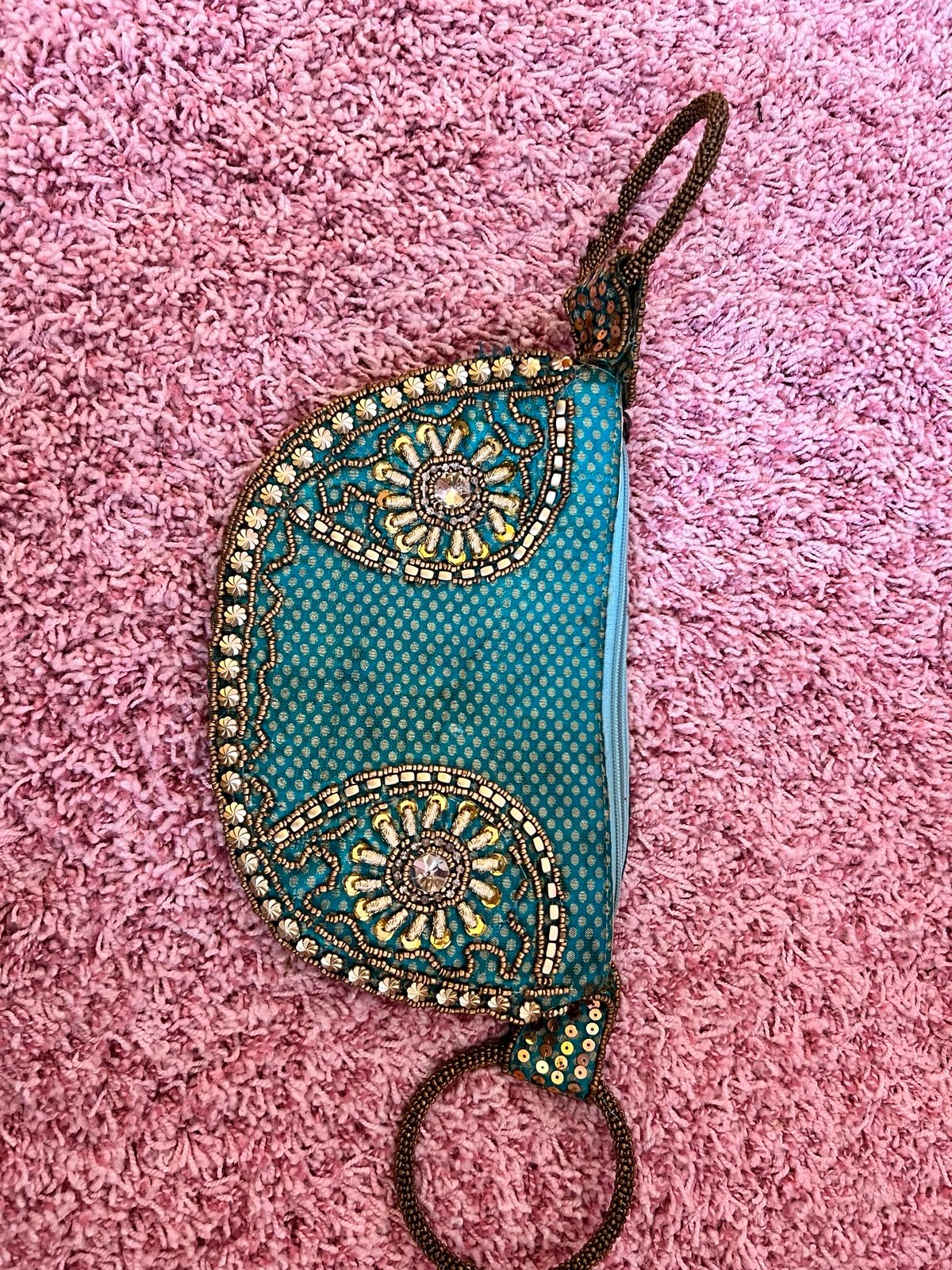 Unique handmade embroidered boho bag