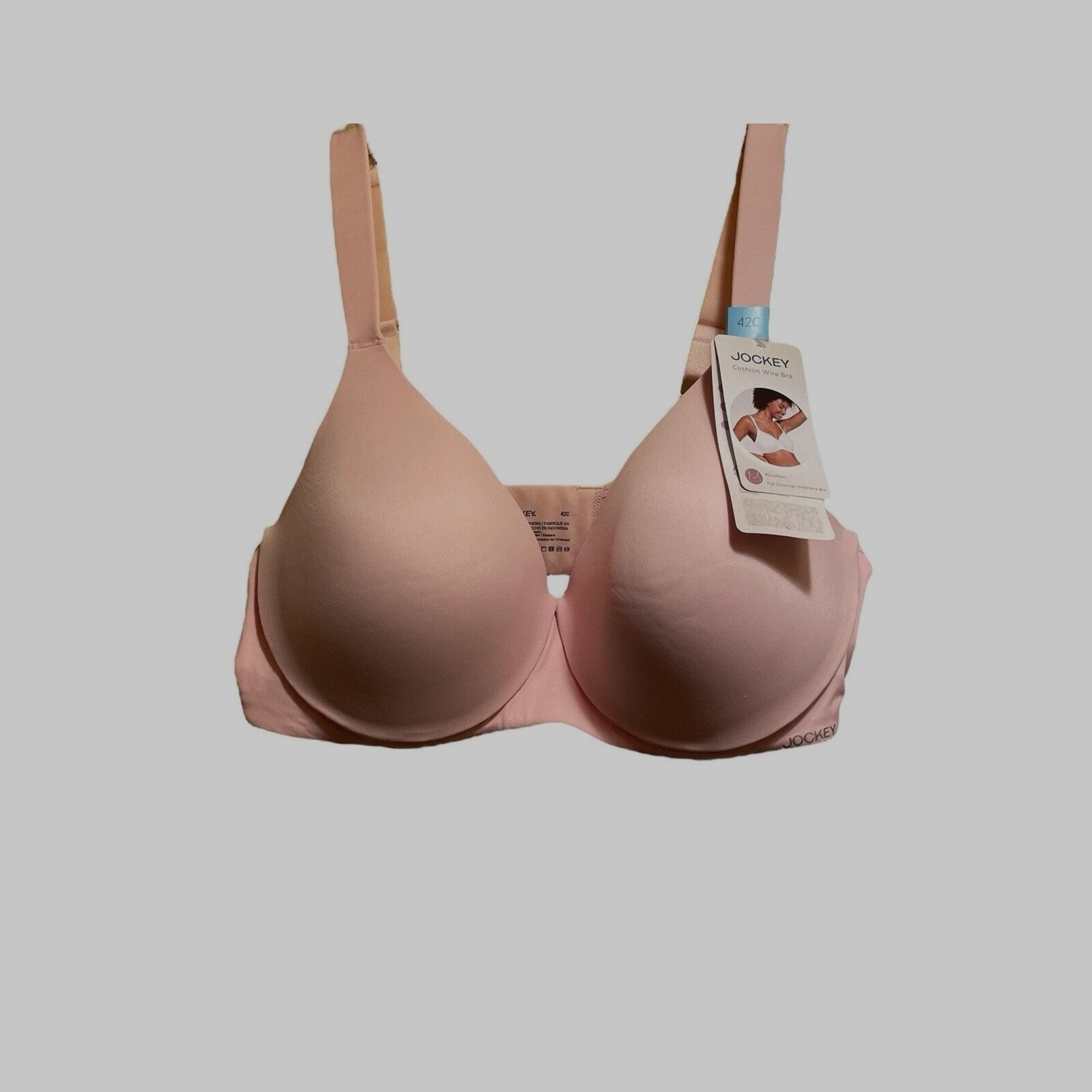 Women's Bra 42C Jockey  Mist Full Coverage Cushioned underwire comfort 3967