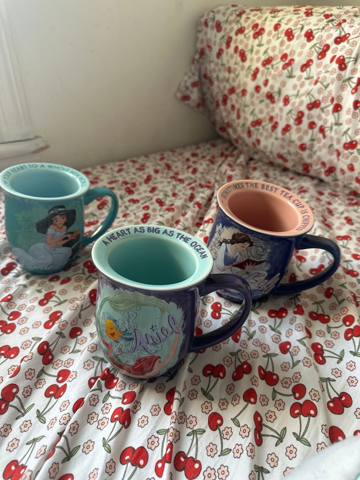 Disney princess mugs set