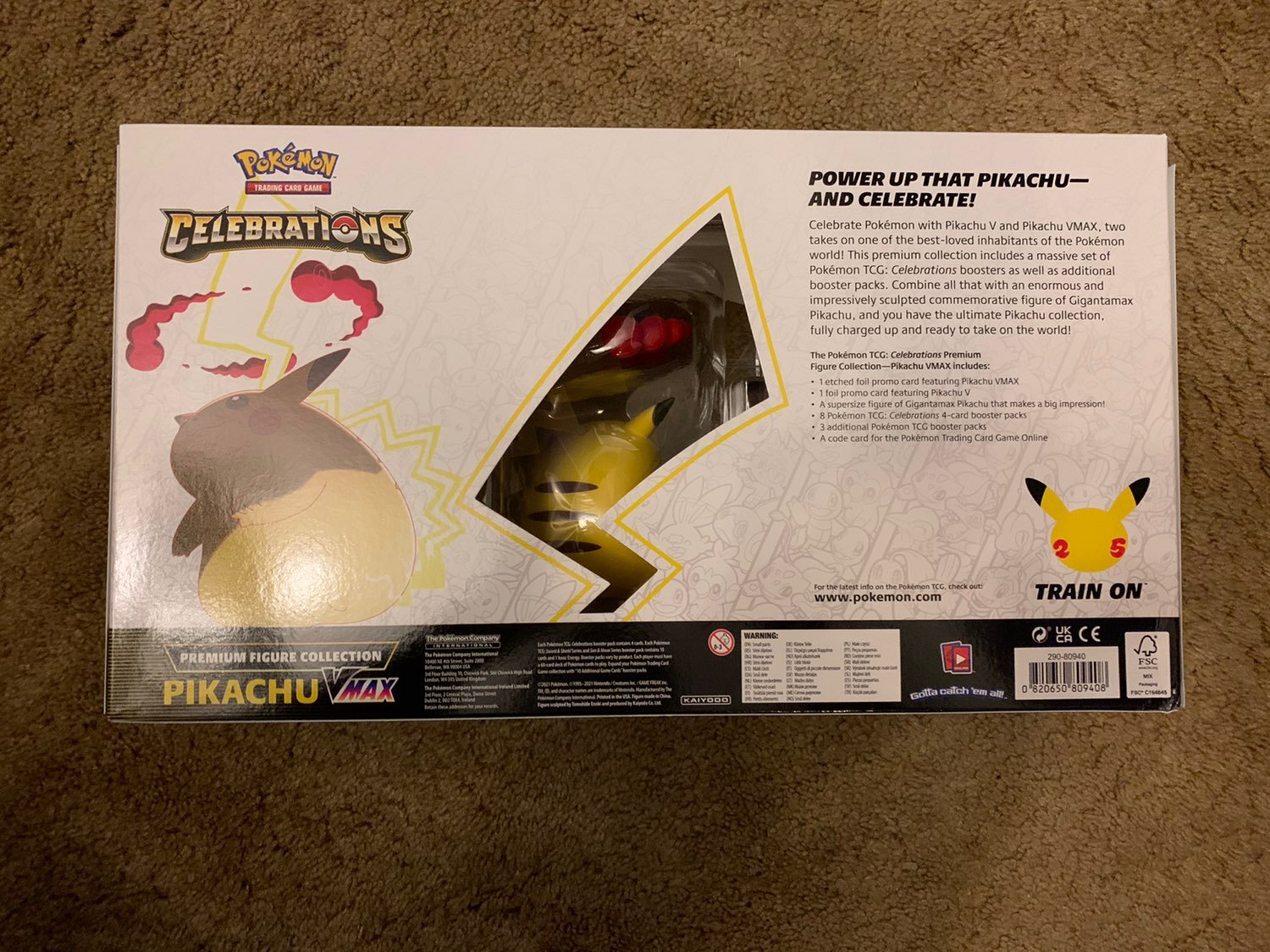 注目ブランドのギフト Pokemon Collection Figure Premium VMax Pikachu Celebrations ポケモンカードゲーム