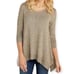 Soft Surroundings Women’s Medium Cloud Nine Tunic Sweater Top V Neck Long Sleeve