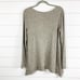 Soft Surroundings Women’s Medium Cloud Nine Tunic Sweater Top V Neck Long Sleeve