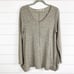 Soft Surroundings Women’s Medium Cloud Nine Tunic Sweater Top V Neck Long Sleeve