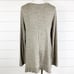 Soft Surroundings Women’s Medium Cloud Nine Tunic Sweater Top V Neck Long Sleeve