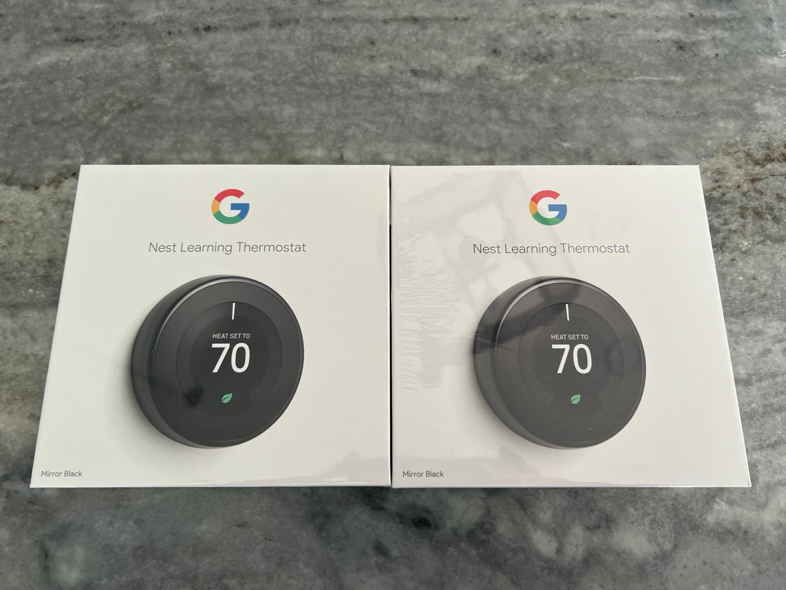 Nest Learning Thermostat 3rd Gen. (2-pack) - NEW & NEVER USED