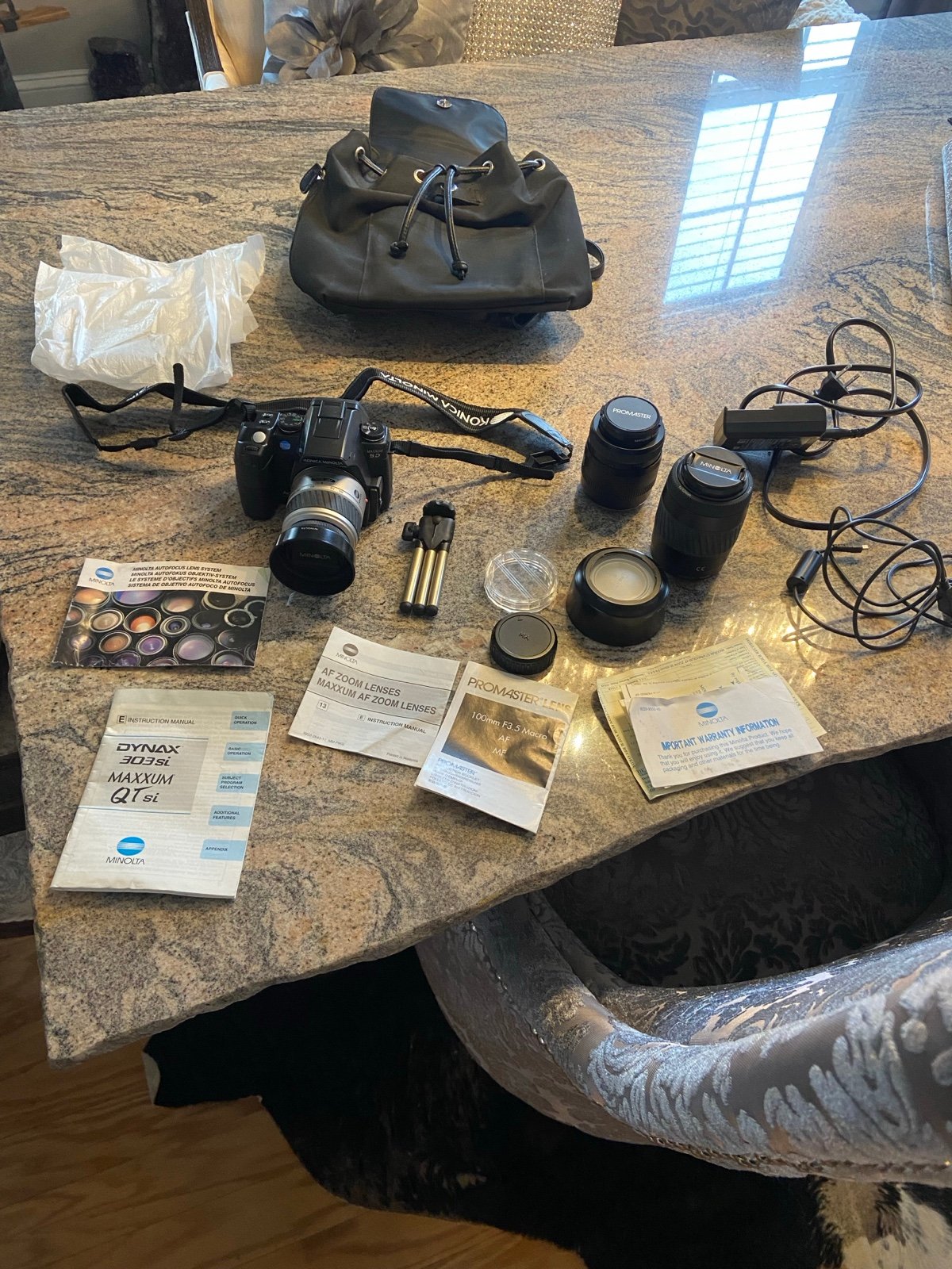 Minolta Maxim 5D Camera and Accessories