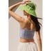 Anthropologie Pernille Rosenkilde Strapless Pinstripe Cotton Crop Top Size XL